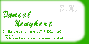 daniel menyhert business card
